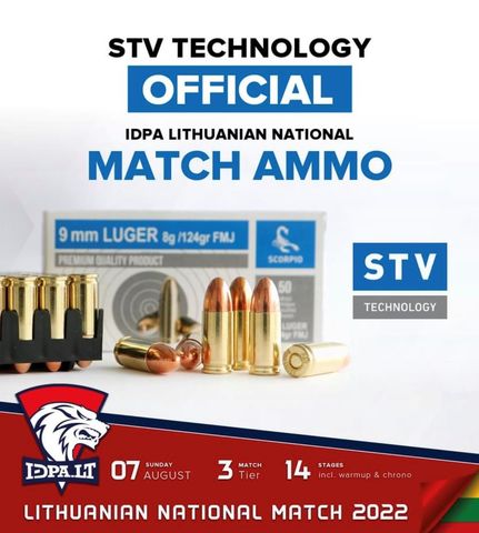 STV TECHNOLOGY became a proud sponsor of the Lithuanian National Match 2022. 