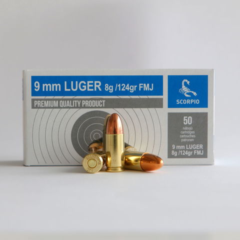 Scorpio 9 mm Luger Cartridges Tested in South Africa