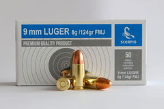 Scorpio 9 mm Luger Cartridges Tested in South Africa